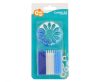 Farbe Pattern 3 Blaues Tortenkerzenset