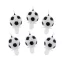 Fußball Soccer Ball, Tortekerzenset 6-teilig