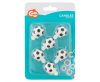 Fußball Soccer Ball, Tortekerzenset 6-teilig