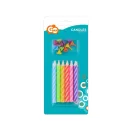Farbe Spiral Geburtstagskerzen-Set, 12 Stk