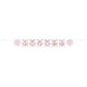 Erster Geburtstag 1st Birthday Pink Papierbanner 182 cm