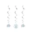 Elefant Floral Blaue Bänder Dekoration 3-teiliges Set