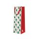 Weihnachten Hustle Flaschen-Geschenktasche 12x37x10 cm