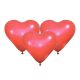Valentine, Rot Herz Ballon, Luftballon 3 Stück 10 Zoll (25 cm)