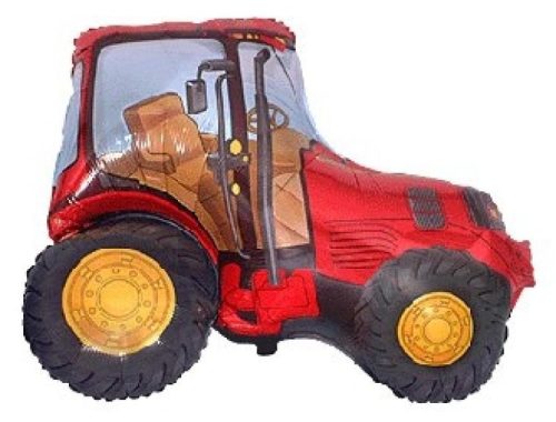 Traktor Red Folienballon 61 cm (WP)