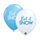 Let it Snow Latex Luftballon, 6er-Pack 11 Zoll (30 cm)