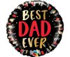 Vater Best Dad Ever, Folienballon 46 cm