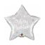 Weihnachten Merry Christmas Silver Star, Folienballon 51 cm