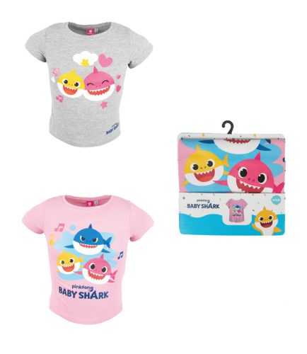 Baby Shark Fun Kinder Kurzarmshirt, Oberteil 92-116 cm