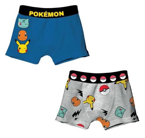 Pokémon Kinder Boxershorts 2 Stück/Packung 110-152 cm