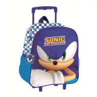   Sonic the Hedgehog Modern rollbarer 3D Kindergartenrucksack, Tasche 32 cm