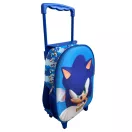 Sonic the Hedgehog Modern rollbarer 3D Kindergartenrucksack, Tasche 32 cm