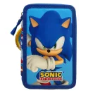 Sonic the Hedgehog Modern Giotto 3-stöckiges gefülltes Federmäppchen