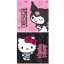 Hello Kitty Magic Duo Badetuch, Strandtuch 70x140 cm (Schnelltrocknend)