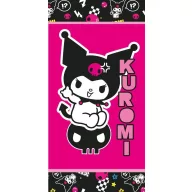   Hello Kitty Kuromi Rebel Badehandtuch, Strandtuch 70x140 cm (Schnell trocknend)