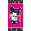 Hello Kitty Kuromi Rebel Badehandtuch, Strandtuch 70x140 cm (Schnell trocknend)