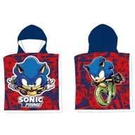   Sonic the Hedgehog Velocity Mode Strandtuch Poncho 50x100 cm (Fast Dry)