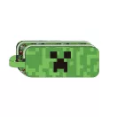 Minecraft Face 2 Fächer Federmäppchen 23 cm