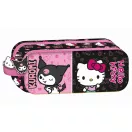 Hello Kitty & Kuromi Stifteetui mit 2 Fächern 23 cm