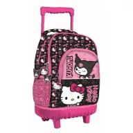 Hello Kitty & Kuromi Premium Roll-Schultasche, Tasche 44 cm
