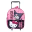 Hello Kitty & Kuromi rollbarer 3D-Rucksack für den Kindergarten, Tasche 32 cm
