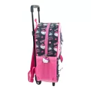 Hello Kitty & Kuromi rollbarer 3D-Rucksack für den Kindergarten, Tasche 32 cm