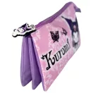 Hello Kitty Kuromi Purple 3 Fächer Federmäppchen 22 cm