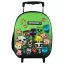 Minecraft Characters rollbarer Kindergartenrucksack 3D, Tasche 32 cm