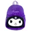 Hello Kitty Kuromi 3D Plüschrucksack, Tasche 30 cm