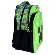 Minecraft Green Face Schultasche, Tasche 40 cm