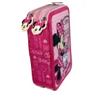 Disney Minnie Paris gefülltes Federmäppchen 3-stöckig Giotto