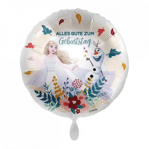 Disney Eiskönigin Elsa, Olaf Alles Gute zum Geburtstag Folienballon 43 cm