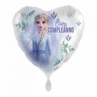 Disney Eiskönigin Elsa Buon Compleanno Folienballon, 43 cm