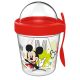 Disney Mickey Becher Snack mit Deckel und Löffel 350 ml