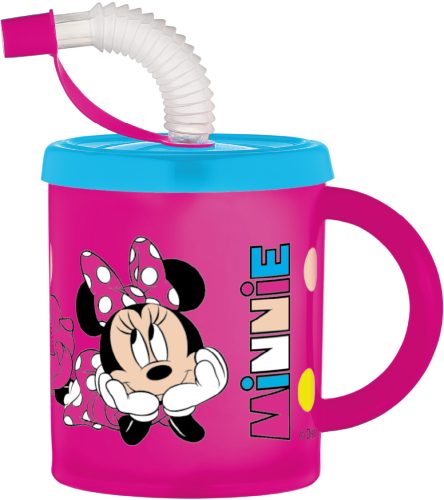 Disney Minnie Strohhalmbecher, Kunststoff 210 ml