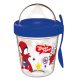 Spiderman Spidey Becher mit Snackhalterung, Deckel und Löffel 350 ml