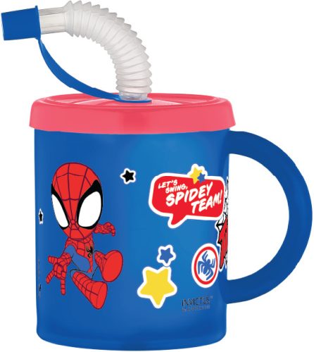 Spiderman Spidey Strohhalmbecher, Kunststoff 210 ml