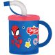 Spiderman Spidey Strohhalm Becher, Kunststoff 210 ml
