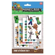 Minecraft Fight Aufkleberalbum 200 Stück