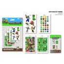 Minecraft Fight Aufkleberalbum 200 Stück