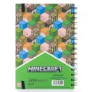 Minecraft Blocks A/5 liniertes Spiralheft