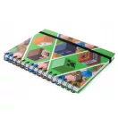 Minecraft Blocks A/5 liniertes Spiralheft