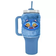   K-pop Demon Hunters Derpy Thermoflasche mit Strohhalm und abnehmbarem Plüschbezug 1,2 L