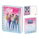 K-pop Demon Hunters Saja Boys Spiralnotizbuch, liniertes Heft A5