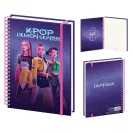 K-pop Demon Hunters Purple Spiralnotizbuch, liniertes Heft A4
