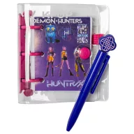  K-pop Demon Hunters Purple Mini Notizbuch mit Stift und Aufklebern