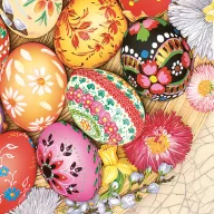 Ostern Eggs Variety Serviette 20er-Pack 33x33 cm