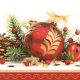 Weihnachten Red Bauble Servietten 20er Pack, 33x33 cm