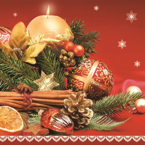 Weihnachten Spices Servietten 20er Pack, 33x33 cm