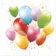 Farbe Balloons Ballonserviette 20 Stk 33x33 cm